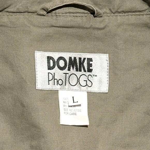 Domke PhoTogs Vest Men's Size Large Photo Clear Cargo Safari Mesh Khaki-Green - Picture 4 of 10